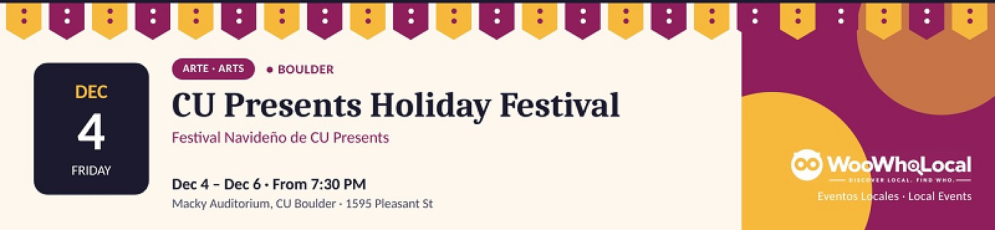 CU Presents Holiday Festival