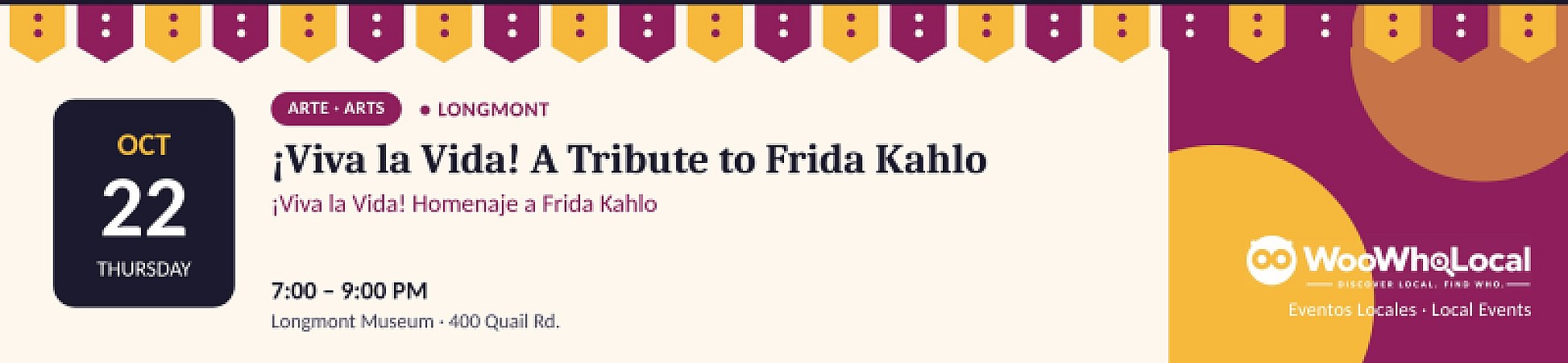 ¡Viva la Vida! A Tribute to Frida Kahlo