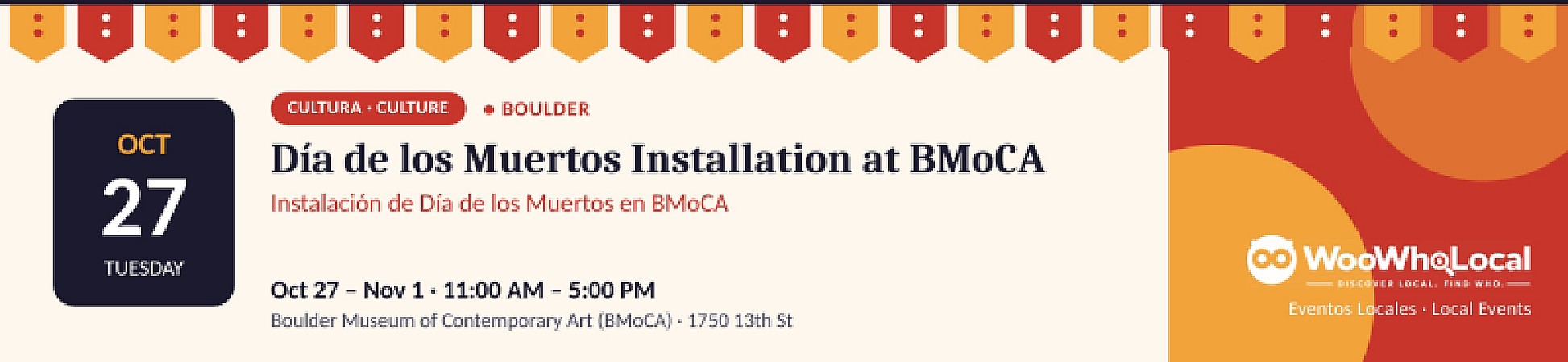 Día de los Muertos Community Installation & Reception at BMoCA